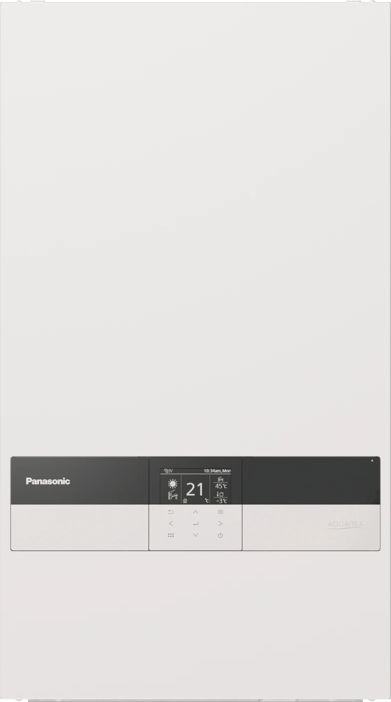 Panasonic Aquarea T-CAP Hydrobox sedd framifrån
